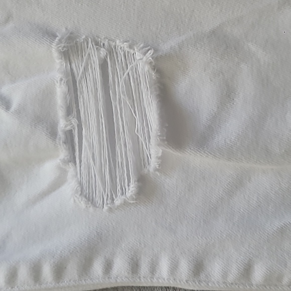 Express High Rise Hyper Stretch Distressed Jeans - Picture 3 of 6